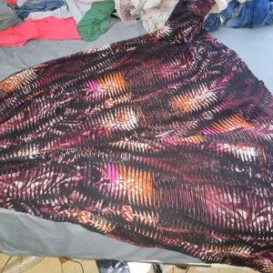 abercrombie and fitch maxi skirt multicolor